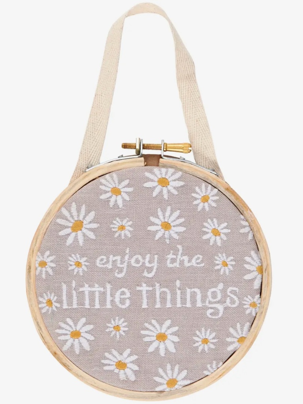 Enjoy the little things hoop